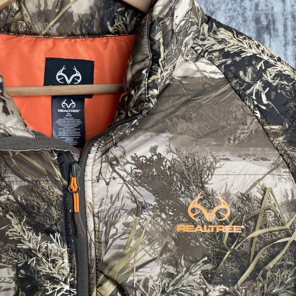 Realtree Max-1 XT Camo Jacket Mens 2XL 3M Thinsulate Insulated Full Zip Hunting